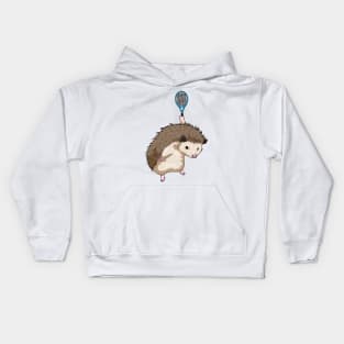 Hedgehog Tennis Tennis racket Kids Hoodie